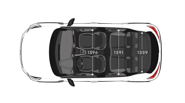 Dimensions hauteur - Renault Captur E-Tech full hybrid