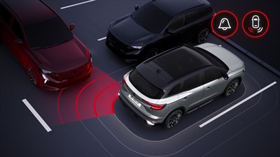 avertisseur de sortie - safety control - Renault Austral full hybrid E-Tech 