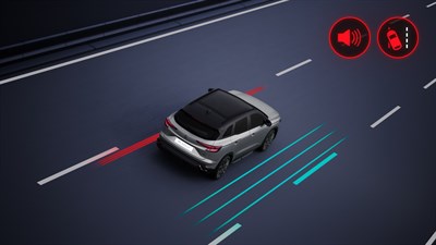 alerte de franchissement de ligne - safety control - Renault Austral E-Tech full hybrid