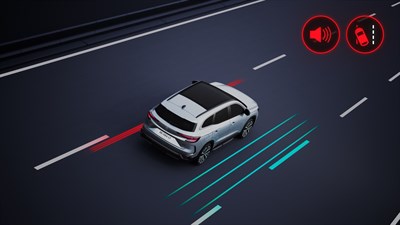 alerte de franchissement de ligne - adas - Renault Espace E-Tech full hybrid