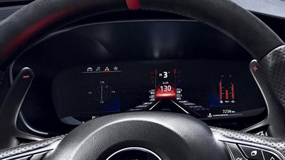 Steering wheel paddle - MEGANE R.S. interior